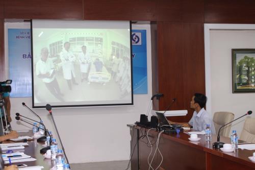 Bệnh viện tuyến huyện đầu tiên chẩn đoán bệnh từ xa ảnh 1